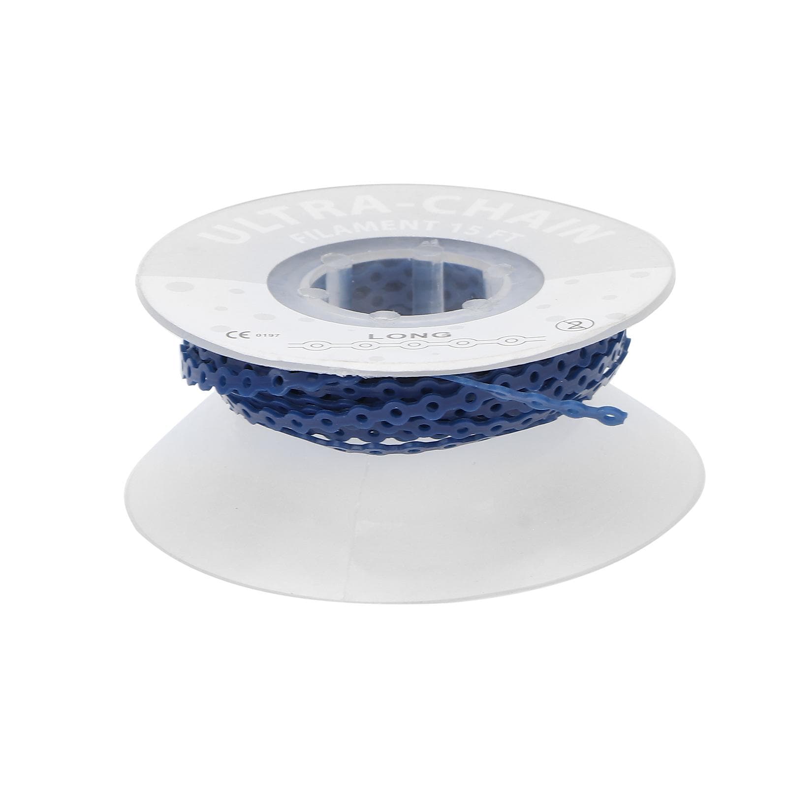 Orthodontic Rubber Chains Portable Elastic Dental Brace Power Chain Accessory for Orthodontic blue