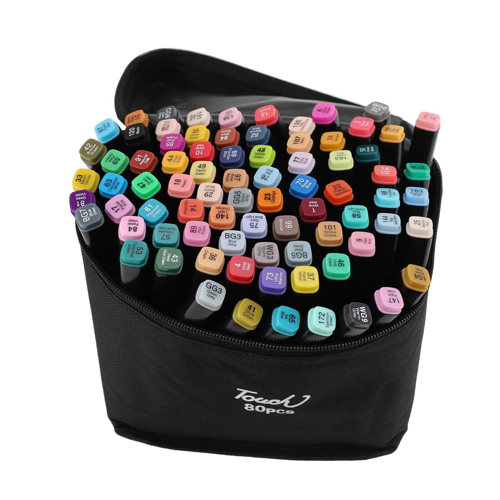 Alcohol Markers Double Tipped Art Marker Set for Kids Artist Adults Coloring Illustrations 120 80 Colors