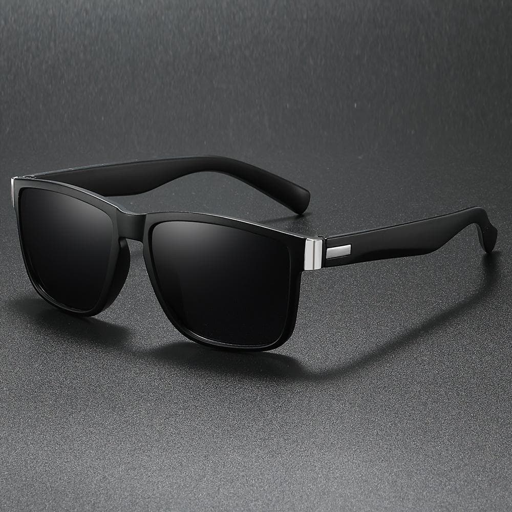 Men's durable PC frame sporty sunglasses for cycling fishing driving includes cleaning cloth