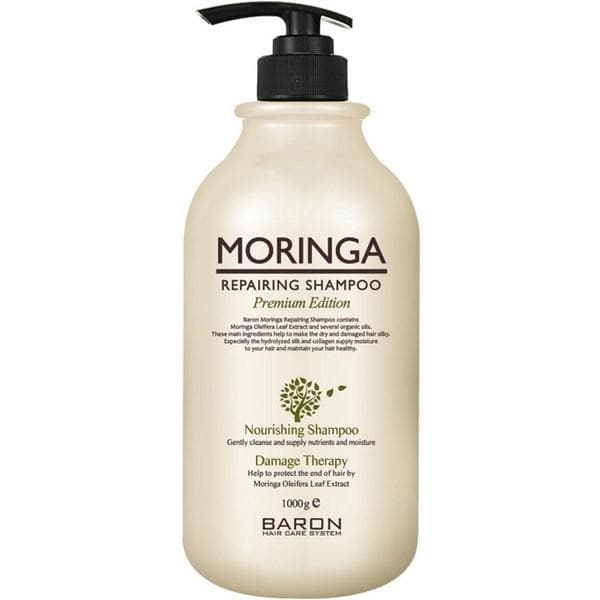 [Baron] Moringa Repairing Shampoo 1000g, Korean hair care