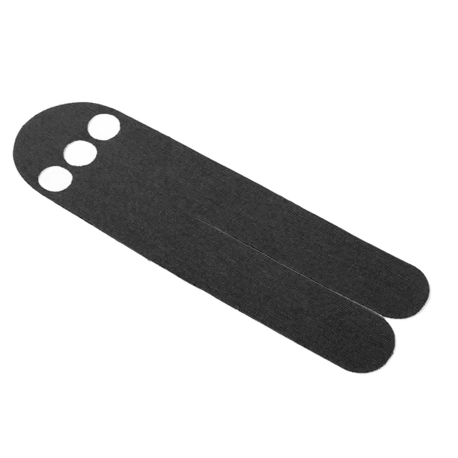 4PCS Precut Sports Tape High Tensile Strength Flexibility Effective Support Sweat Resistance black