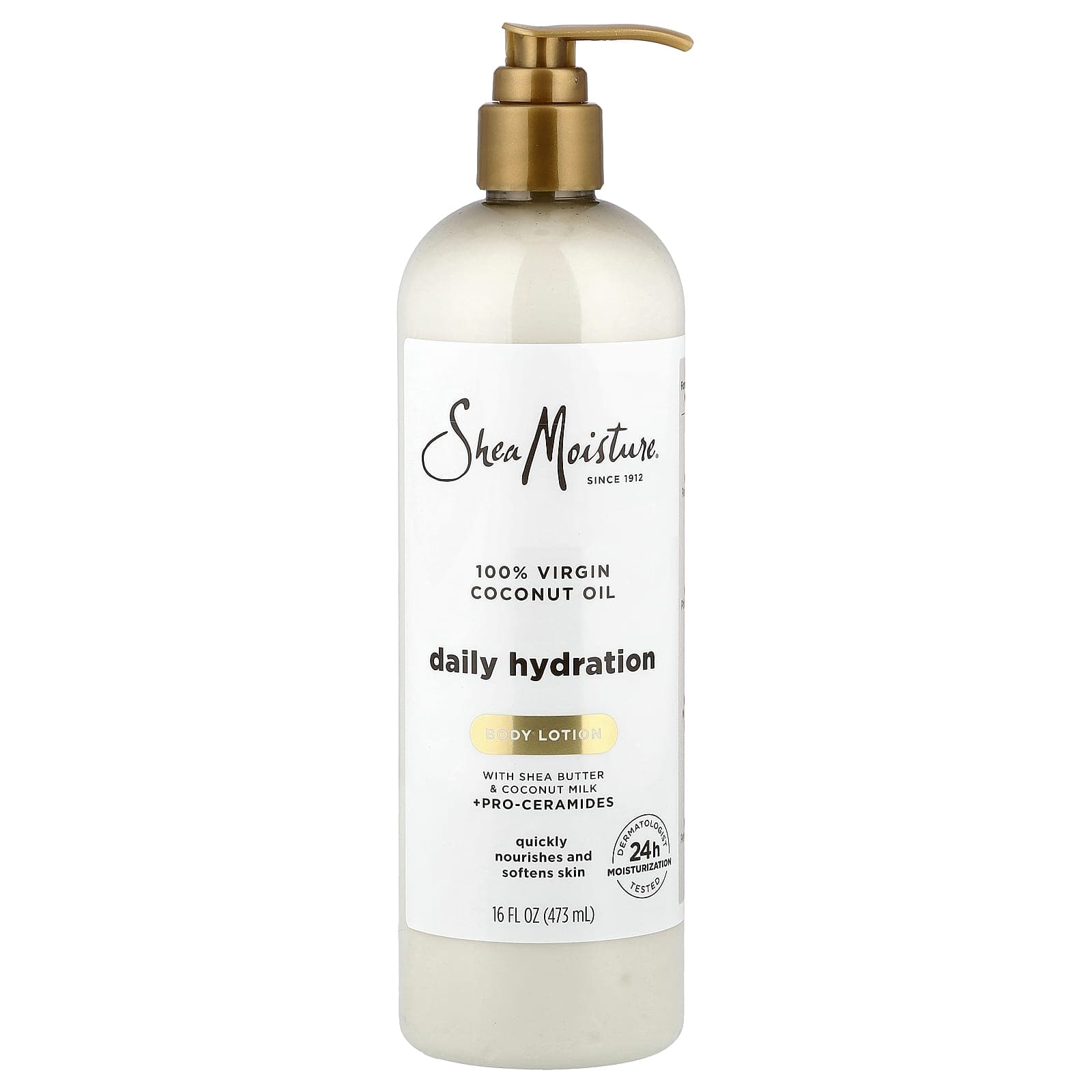 SheaMoisture Daily Hydration Body Lotion, 100% Virgin Coconut Oil, 473ml (16 fl oz)