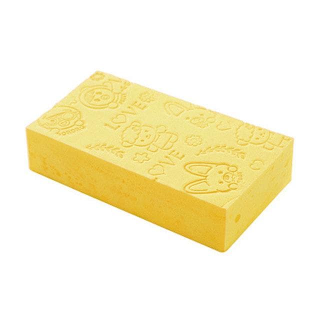 Bath Sponge Scrub Shower Soft Exfoliating Body Skin Shower Spa Bath Brush Washing Sponge Pad Sponges Cleaning Spa Bath Ball yellow