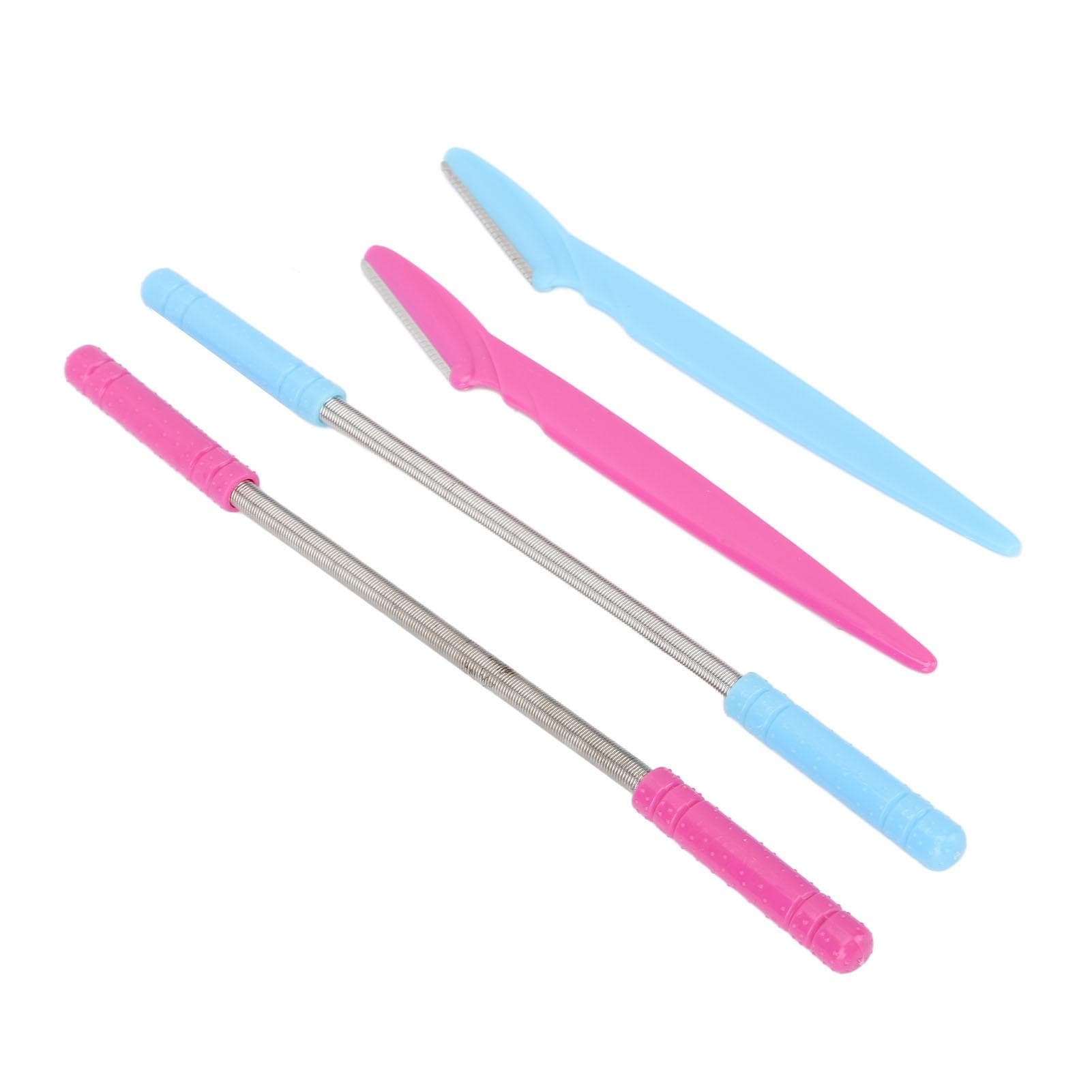Spring Facial Hair Remover Women Facial Razor Shaver Threading Epilator Set for Upper Lip Cheek