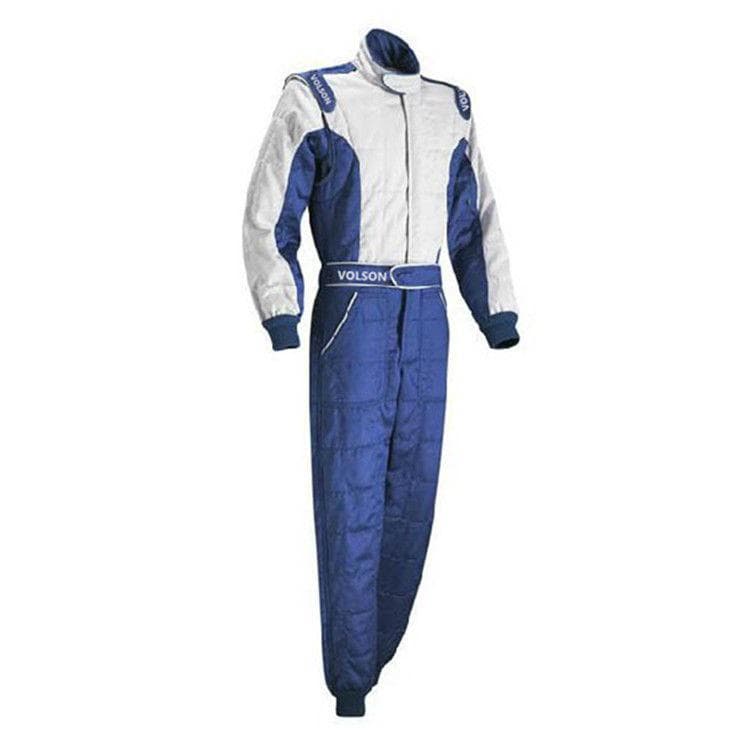 F1 Off-Road Kart Racing Suit - Waterproof, One-Piece Design for Adults & Kids 2022 New Blue