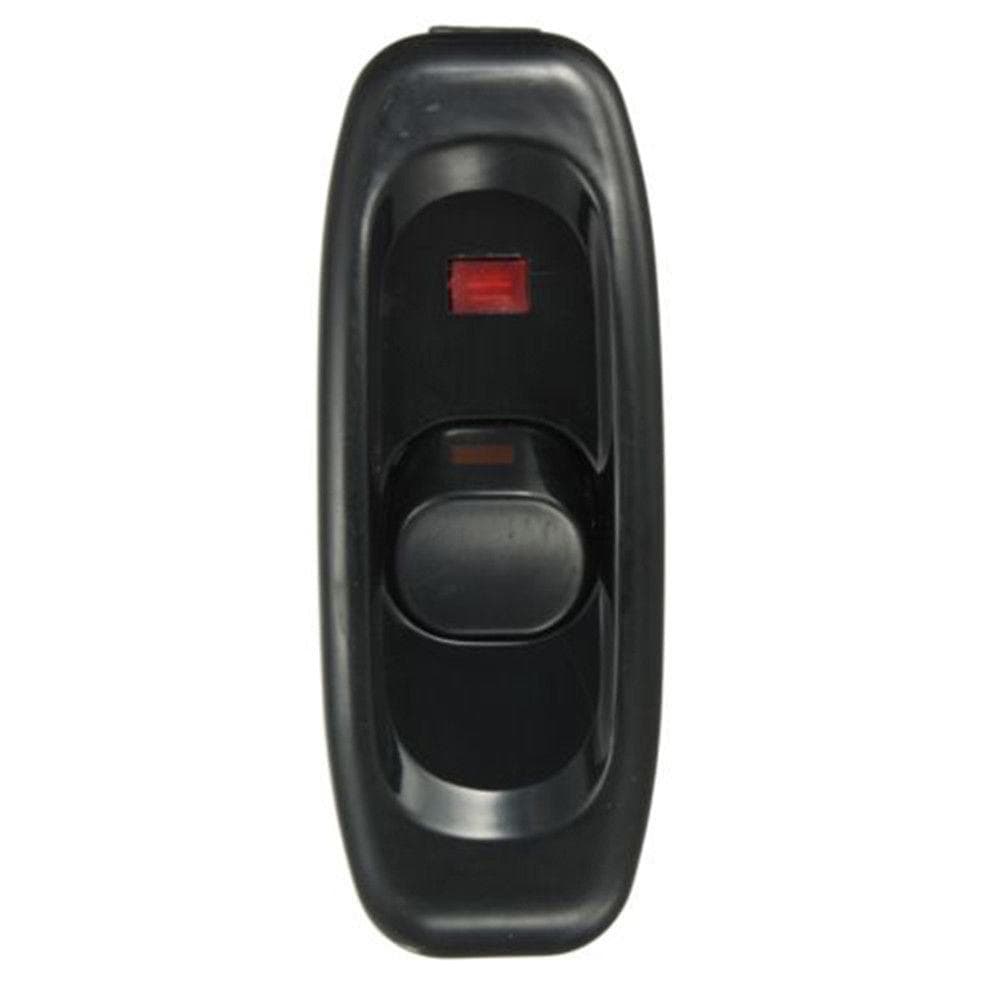 Table Lamp 1Pcs Bedside Lamp Switch AC 250V 10A Inline ON/OFF Table Desk Lamp Cord Cable Switch black