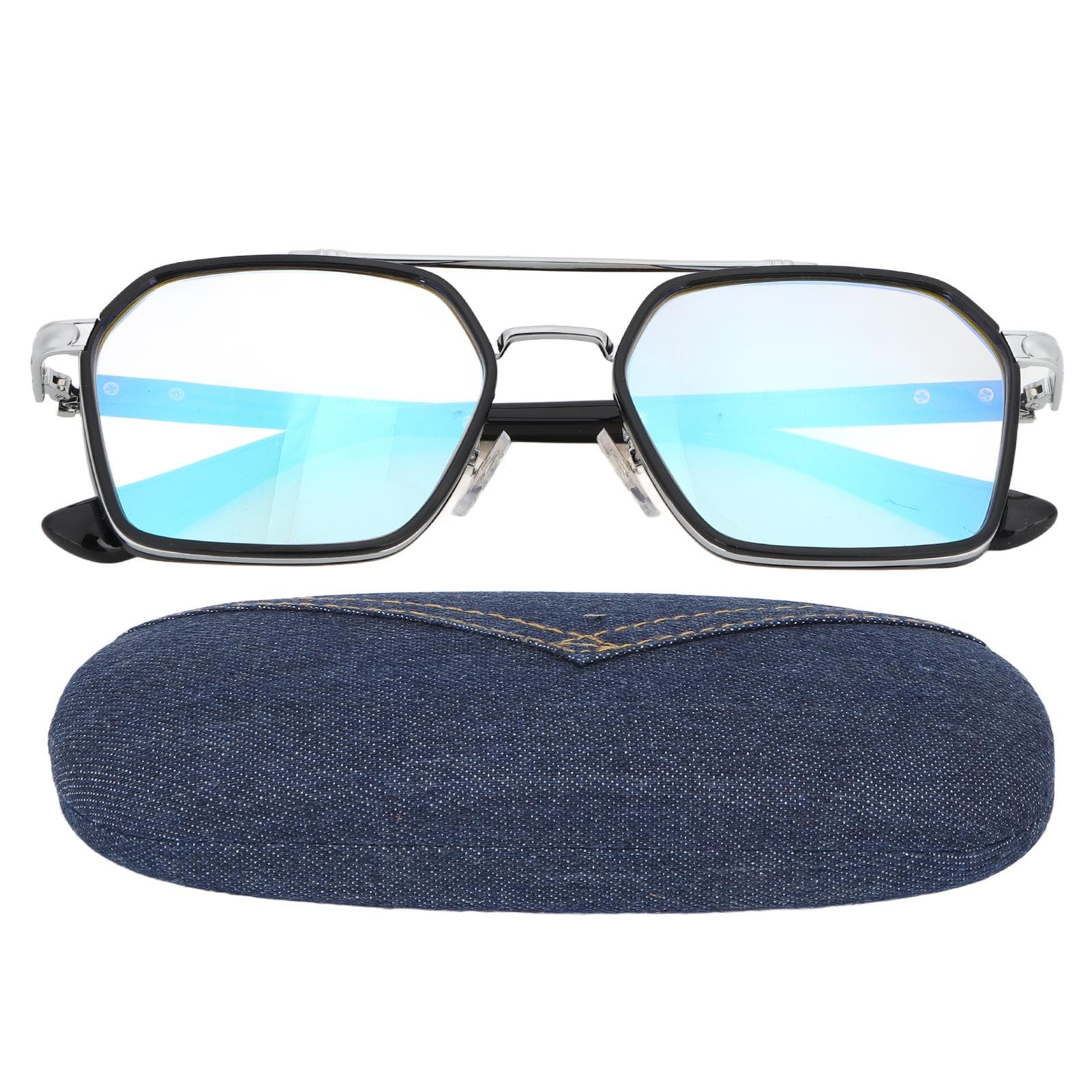 Color Blind Glasses Indoor Outdoor Fashionable Color Blindness Glasses for Men Women with Case