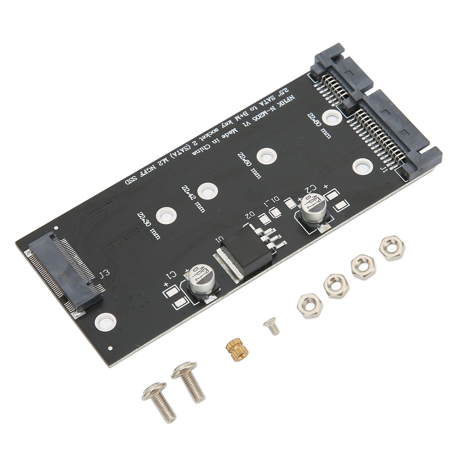 SATA M.2 SSD to SATA Adapter Card Stable Performance Practical Adapter Card for Laptop Desktop