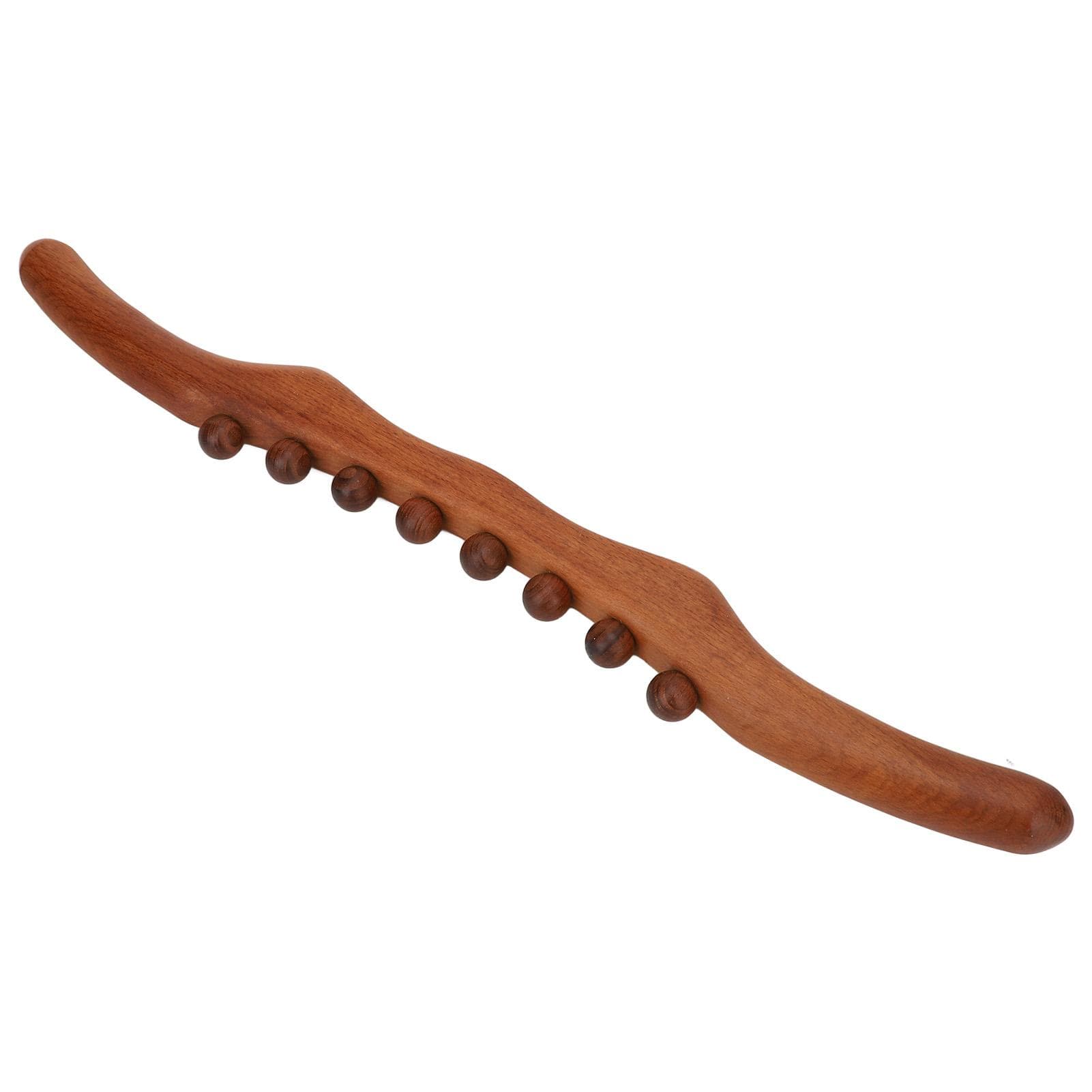 Wooden Scraping Stick Relieve Fatigue 8 Massage Points Concave Convex Design Muscle Relaxation