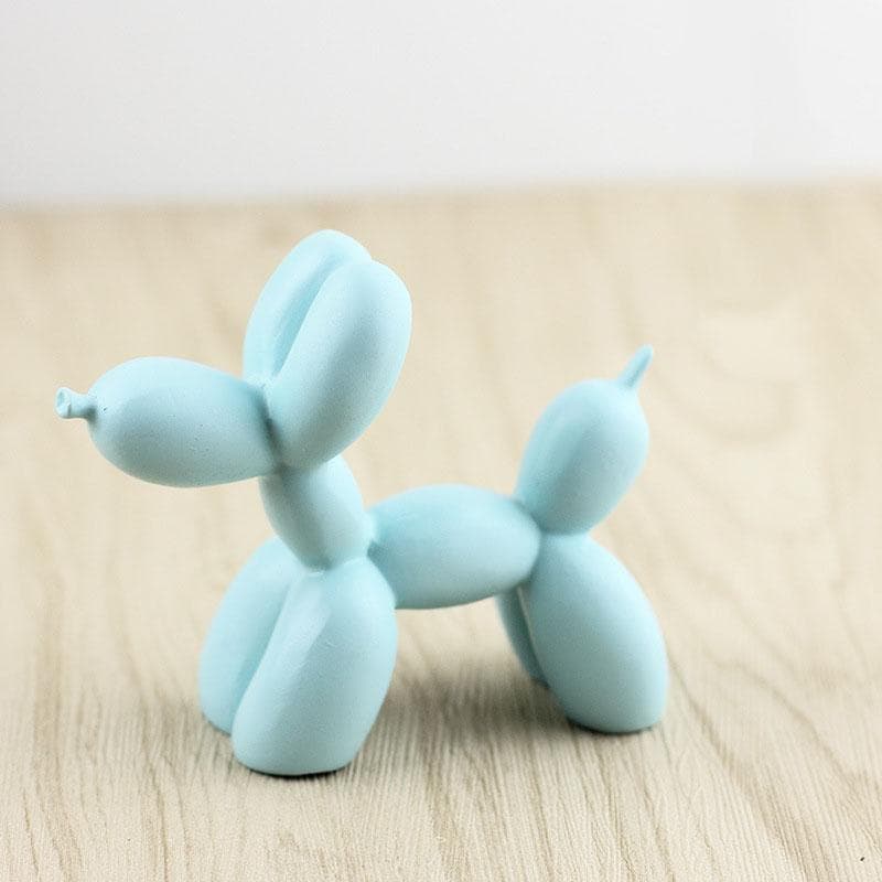 Creative Balloon Puppy Silicone Mold Decorative Resin Mesh Red Fun Party Dessert Cake Balloon Dog Decorations blue