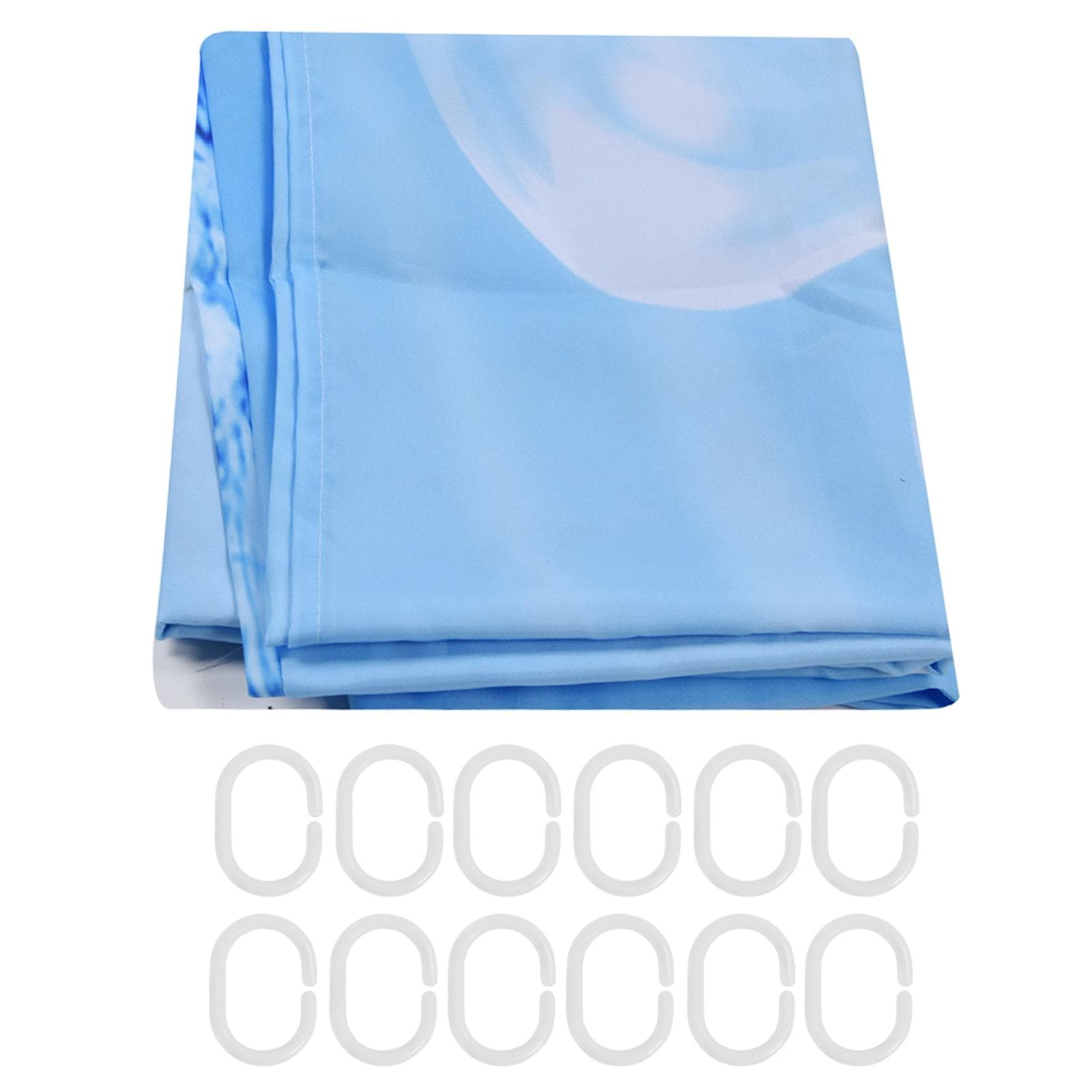 Innovative Pattern Curtain Waterproof Bright Color Shower Curtain for Bathroom Home 150x180cm / 59.1x70.9in