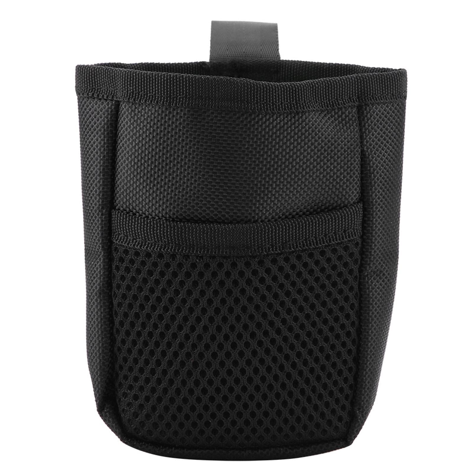 Pet Food Treat Bag Snack Training Obedience Waist Pouch Multifunctional Portable Supplies Black Black