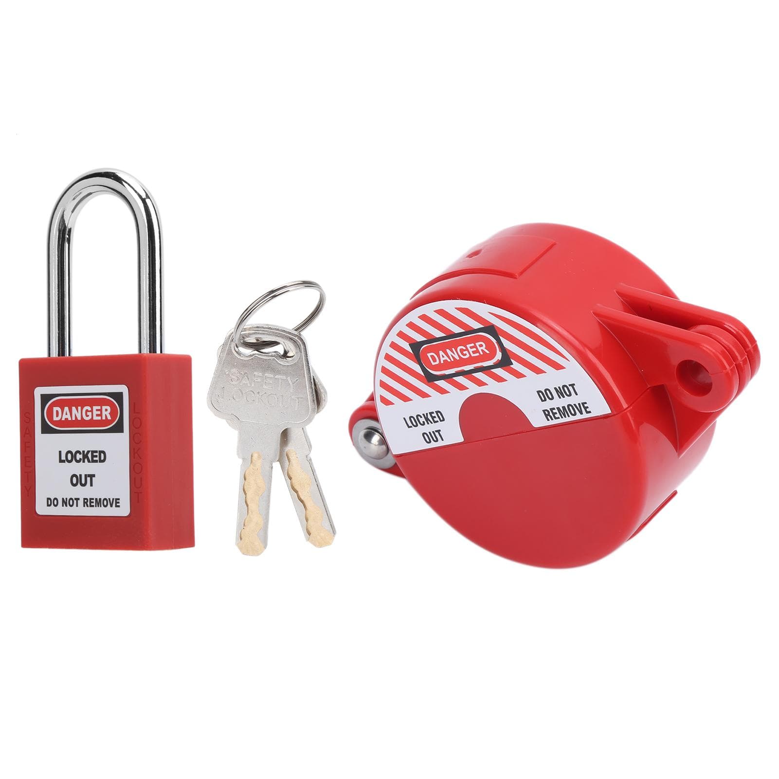 Valve Lockout Safety Padlock for Home Liquefied Gas Water Meter Floor Heating Drain Switch