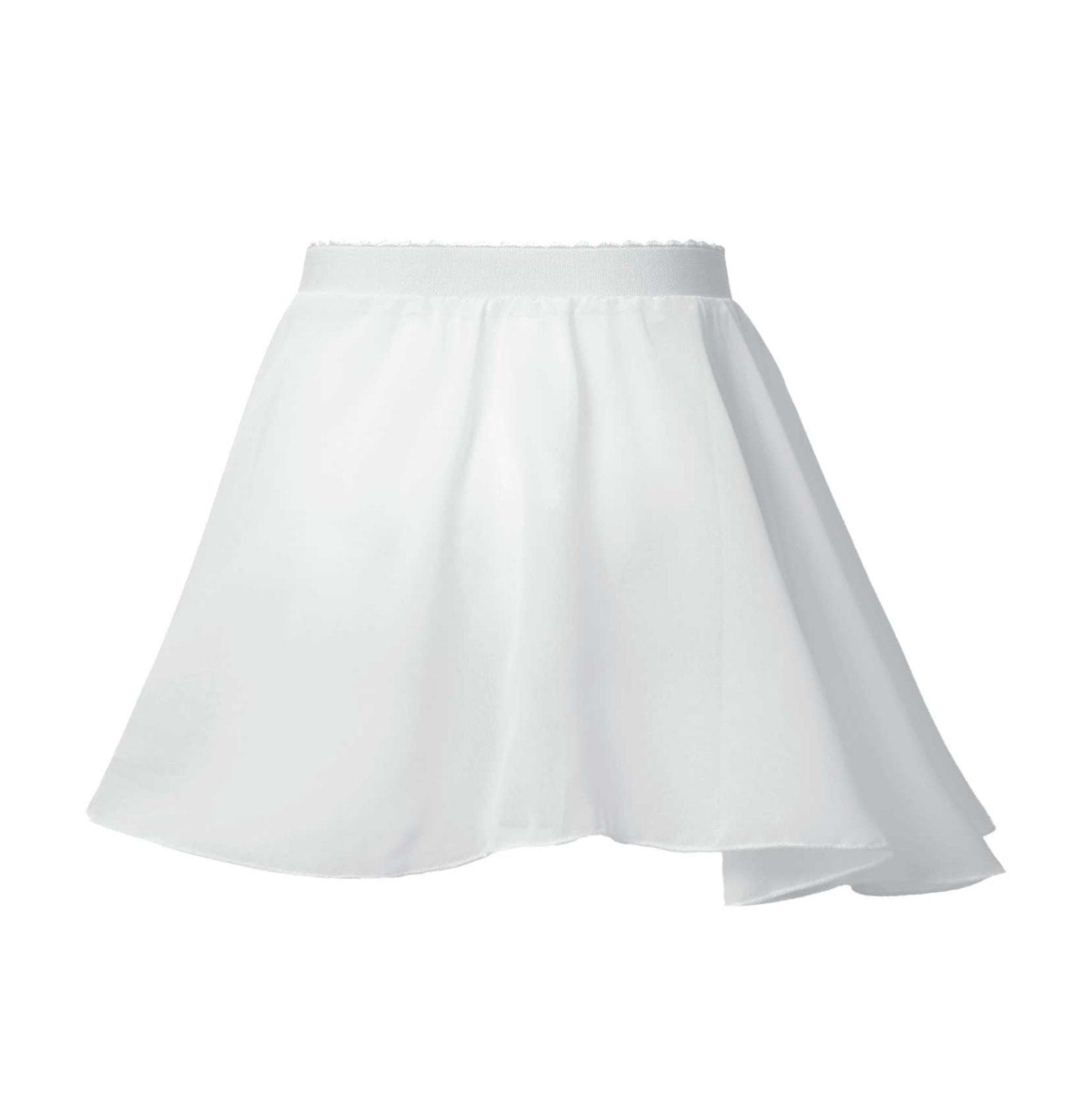 Girls Ballet Dancing Dress Ballet Waistband Leotard Chiffon Veil Skirts Kids Wrap Skirt for Toddlers Kids Practice Leotard Dress 3-4 Years white