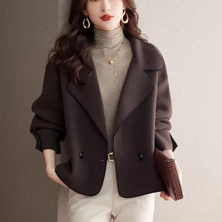 Women's New Autumn and Winter Super Nice Loose Cardigan S brown