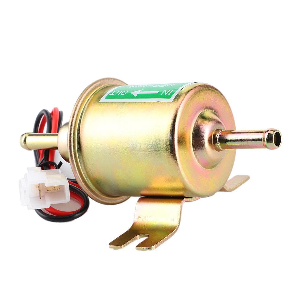 12V 3‑6 PSI Inline Gas Diesel Electric Fuel Pump Low Pressure HEP‑02A for Car Truck Boat