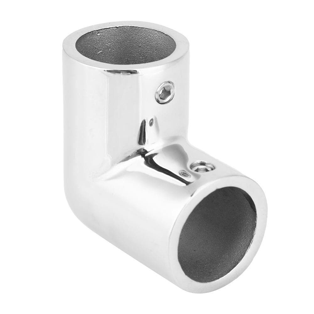 2 Way Pipe Fitting Thickened 316 Stainless Steel 3mm Thickness Elbow Pipe Connection (25mm)