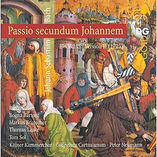 CD BOGNA BARTOSZ, THOMAS LASKE, JOHANN - Bach: Passio Secundum Johannem BWV MDG33209832 MDG Gold 2000 Germany Classical Used