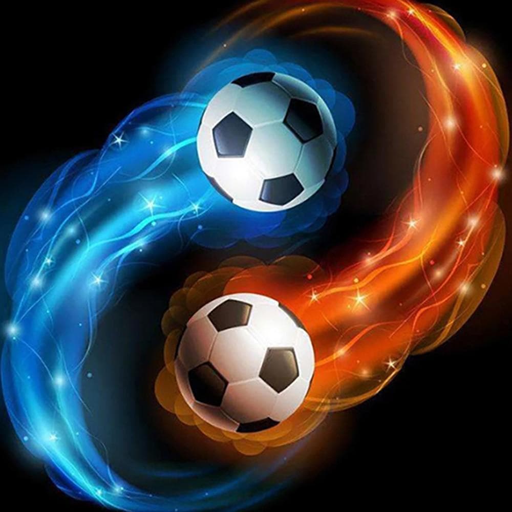 DIY 5D Full Diamond Painting Cross Stitch football Mosaic Diamond Embroidery Needlework 50X70CM