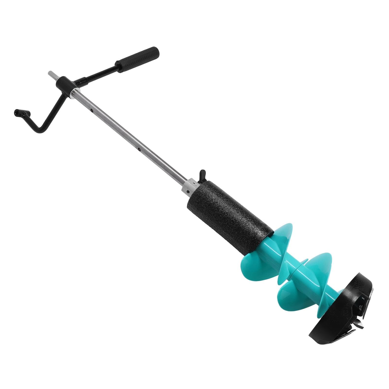 Ice Auger for Fishing Electric Nylon Corless with Positioning Drill 50cm Armrest Extension Rod for