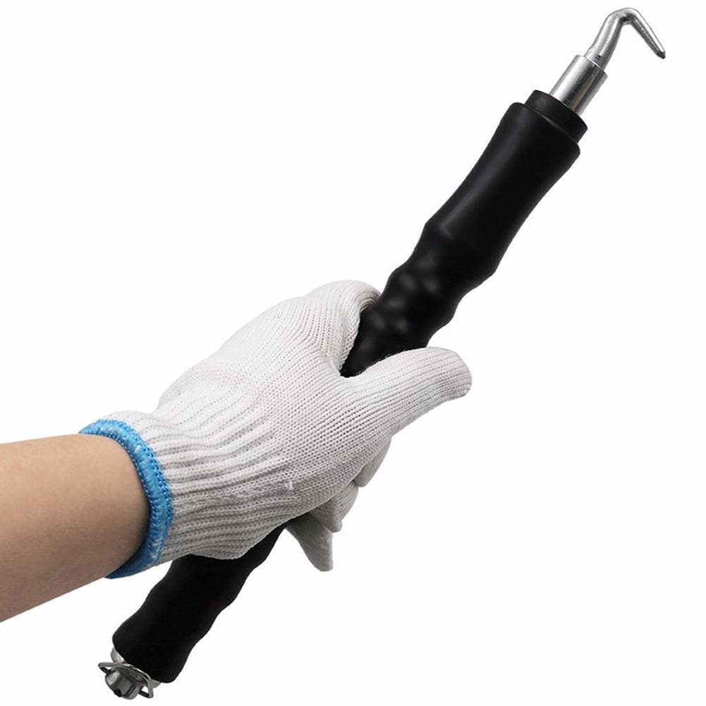 Semi-automatic Rebar Tier Construction Site Winding Tool Wire Knoting Pliers Steel Wire Tring Tool Steel Bar Tying Hook black