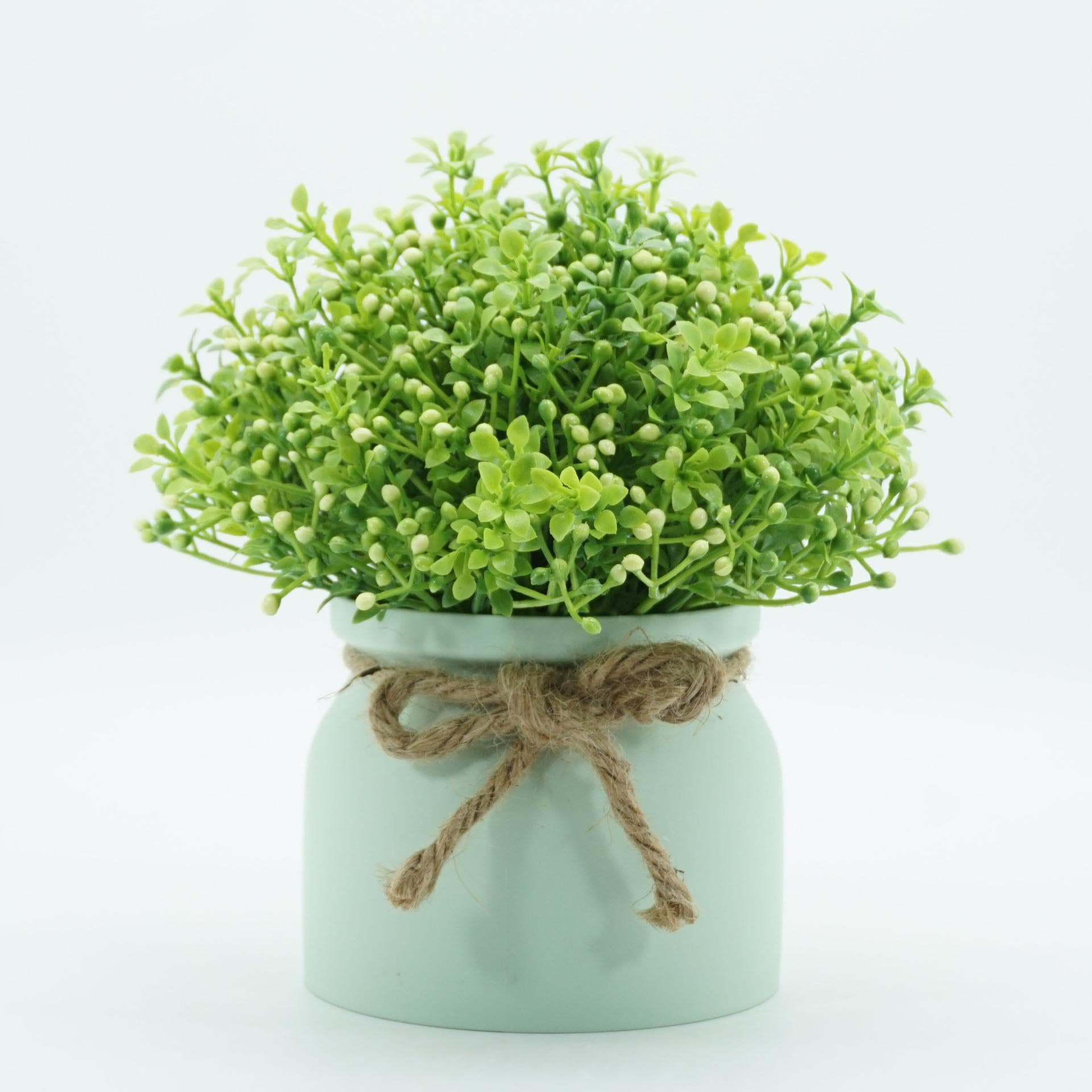 Nordic type simulation orchid bean small bonsai fake flower decoration creative living room desktop yellow
