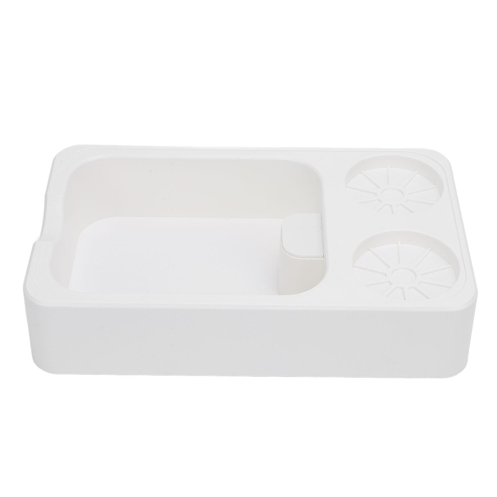 Tamper Station Multifunctional Impact Proof Tamping Organizer Box for 51mm 54mm 58mm Portafilter White
