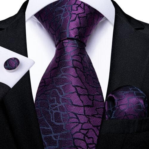 198 Colors Mens Silk Tie Black Blue Red Necktie Hanky Cufflinks Wedding 3PCS Set N-1004