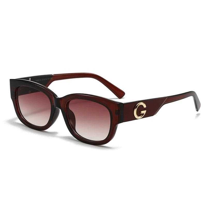 Trendy G Designer Sunglasses Unisex Square Frame UV400 Protection Stylish Casual Eyewear For Women Men