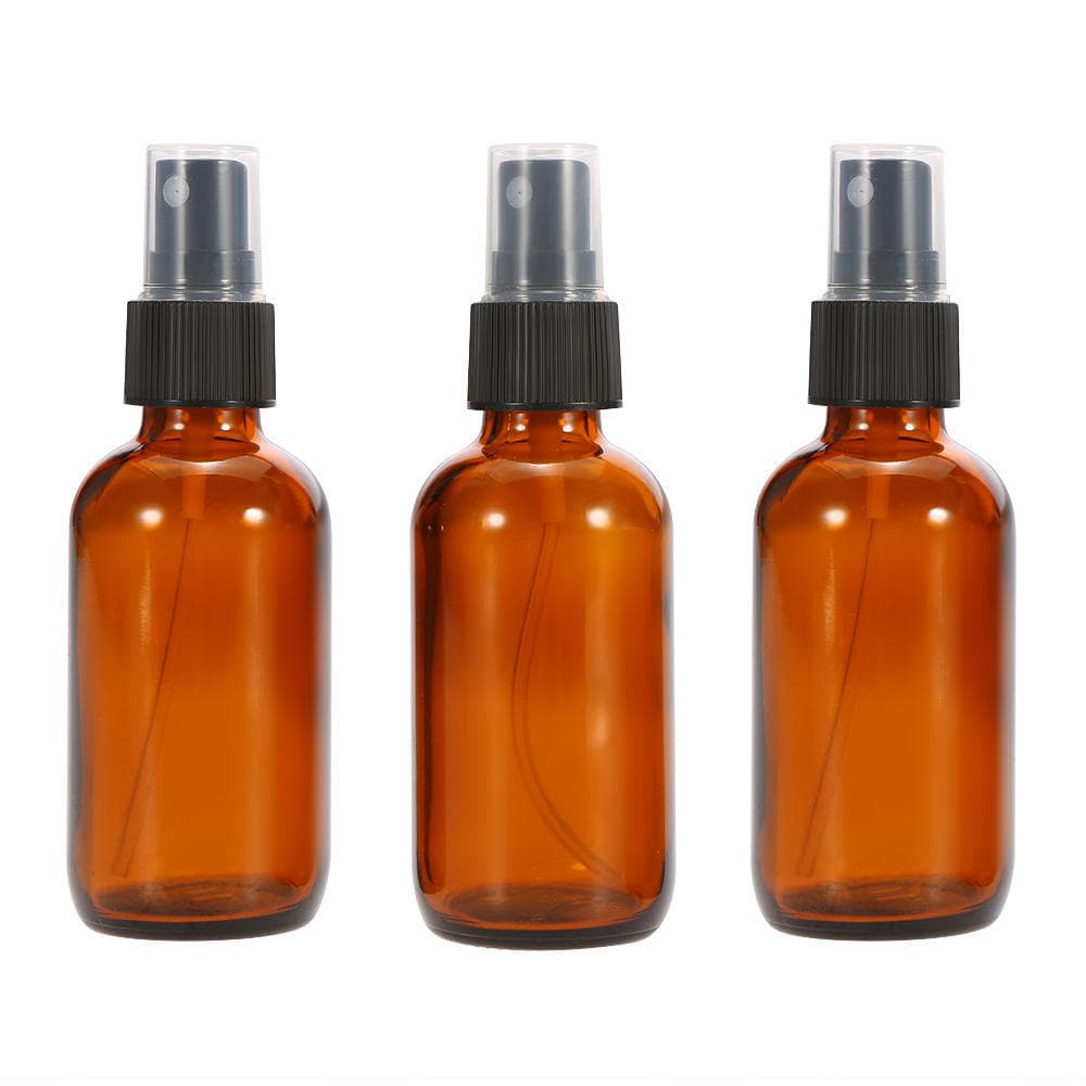 Anself 3Pc 50ml Glass Essential Oil Perfume Spray Bottle Mist Sprayer Tool