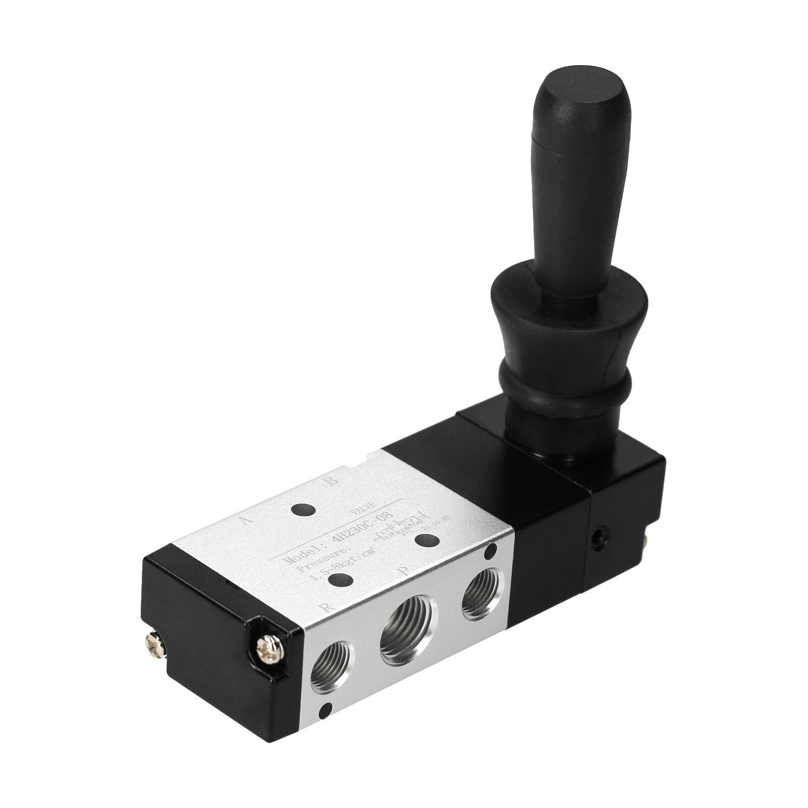 Pneumatic 3/8 PT 5 Way 3 Position Air Hand Lever Operated Valve Pneumatic Valve Manual Air Type B