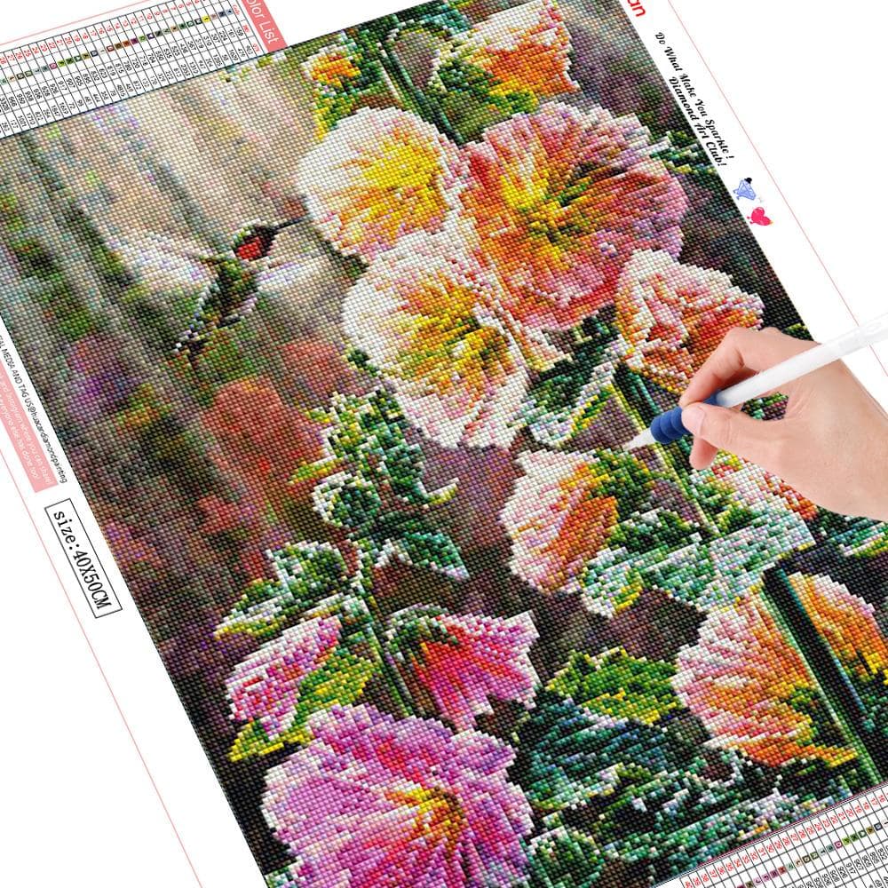 Diamond Mosaic Flower Diamond Painting Full 5D Diamond Embroidery Sale Picture Rhinestone 20X30