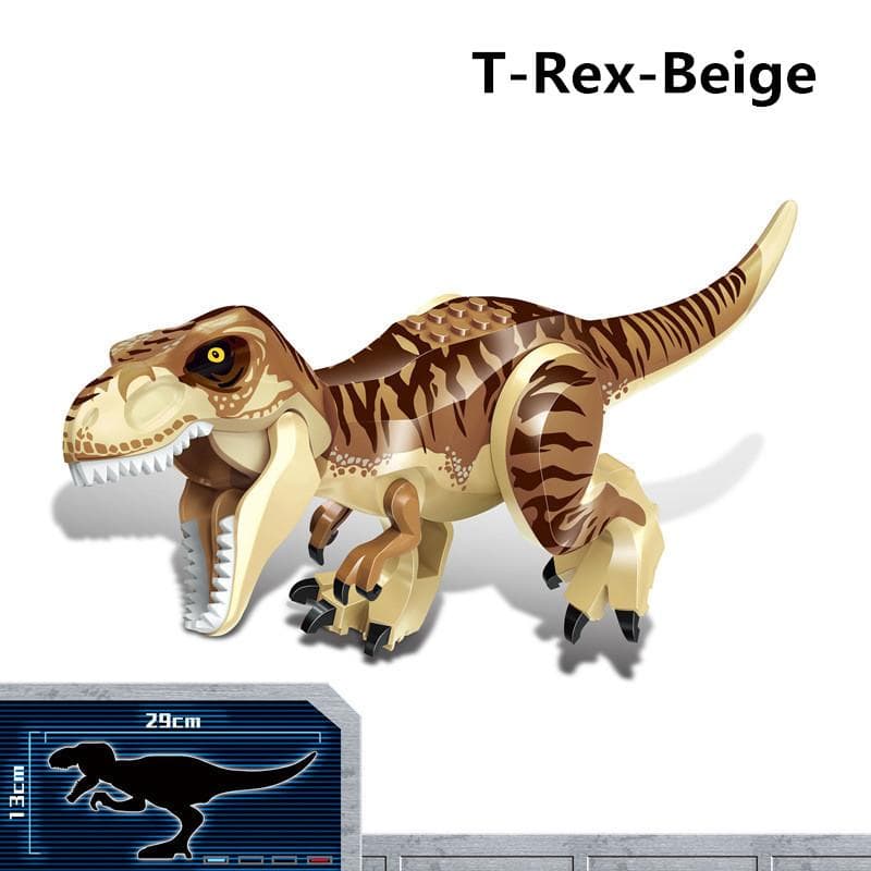 28CM Huge Raptor  Carnotaurus Building Blocks Dinosaur Bricks Tyrannosaurus T-Rex Assemble Kids Toys Kids Gift Christmas Gifts 04