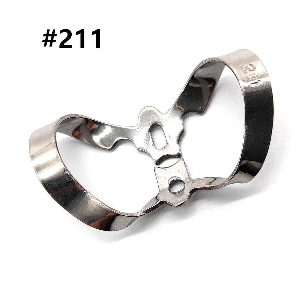 1 piece Most Popular Dental Restoration Rubber Dam Clamps Rubber Barrier Clip Stainless Steel Material 1 piece Code 211