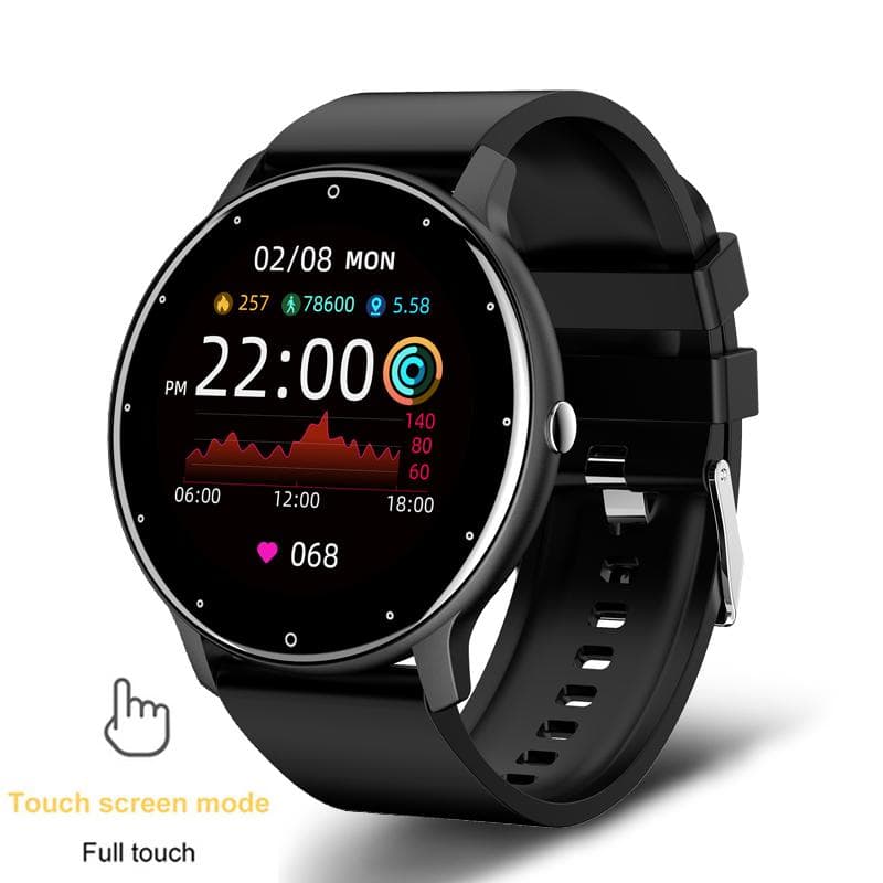 Smart Watch Men Ladies Full Touch Screen Heart Rate Detection Sports Fitness Call Pedometer Waterproof Watch for Android IOS
