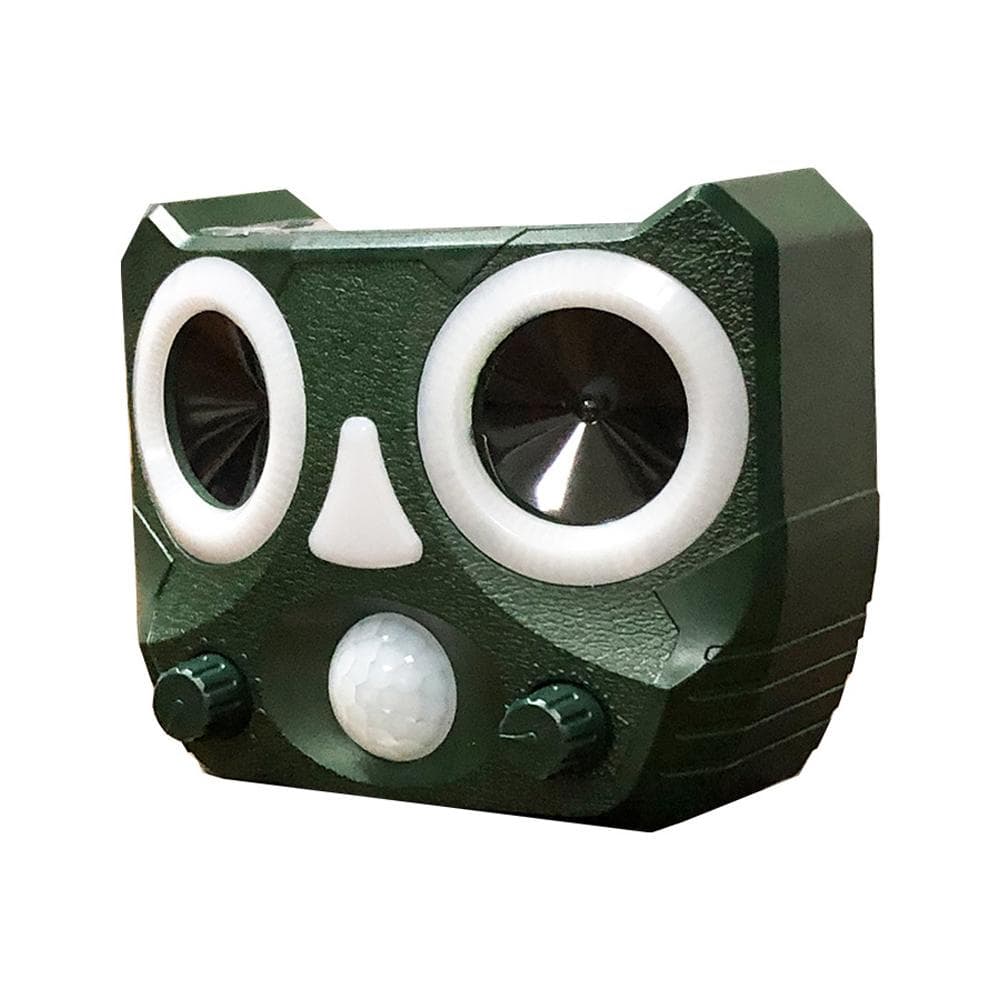 Soar Animal Repeller Bird Fox Cat Ultrasonic Deterrent Device for Garden Farm Yard green