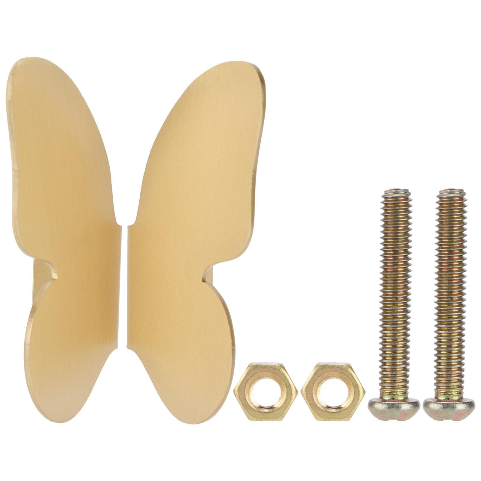 Decorative Butterfly Wardrobe Door Handles Copper Cabinet Pulls Handles Drawer Knobs
