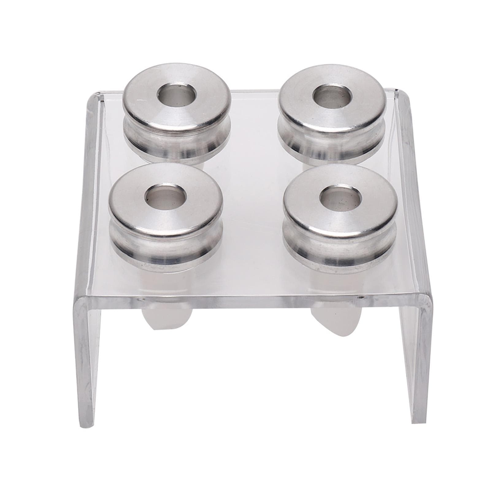 9mm Beak Type Lipstick Sample Mold Lip Balm Maker Making Tool DIY Accessories (4 Holes)