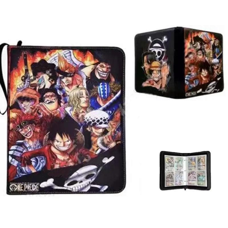 2x2 900pcs Cards holder Anime Luffy ACE Zoro Game Binder Card Holder Zipper Album Book Capacity R SR TGR GP Collectibles Folder Kids O