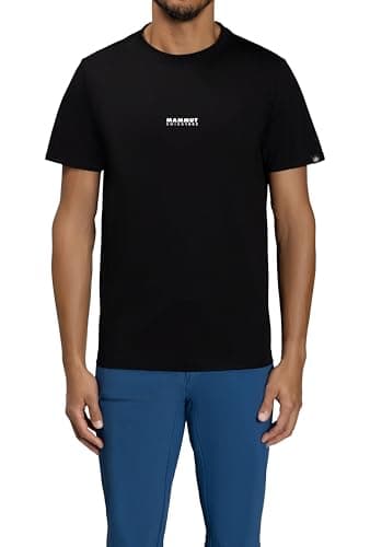 Mammut QD Logo Print T-Shirt, Asian Fit, Men's, AF Men's, 1017-02012, Black, PRT1