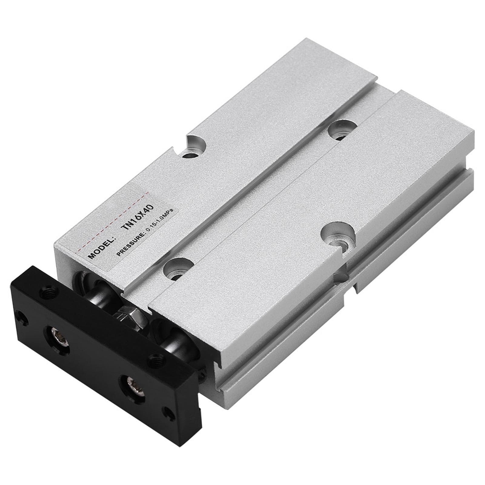 1pc 16mm Bore Double rod Double acting Aluminum Alloy Pneumatic Air Cylinder (40mm Stroke)