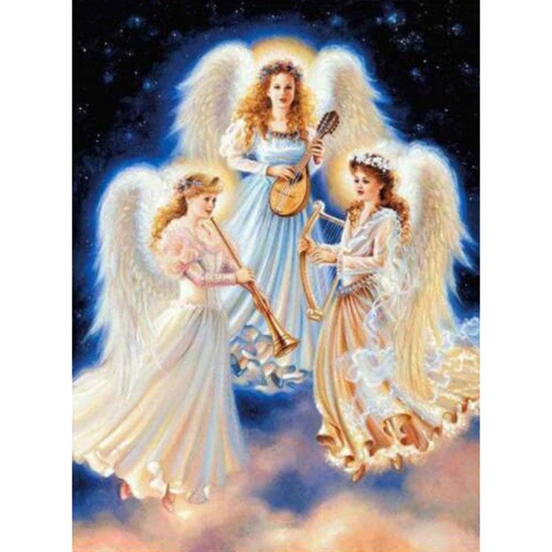 Diamond Embroidery Princess 5D Cross Stitch Diamond Painting Angel Rhinestones 20X30CM