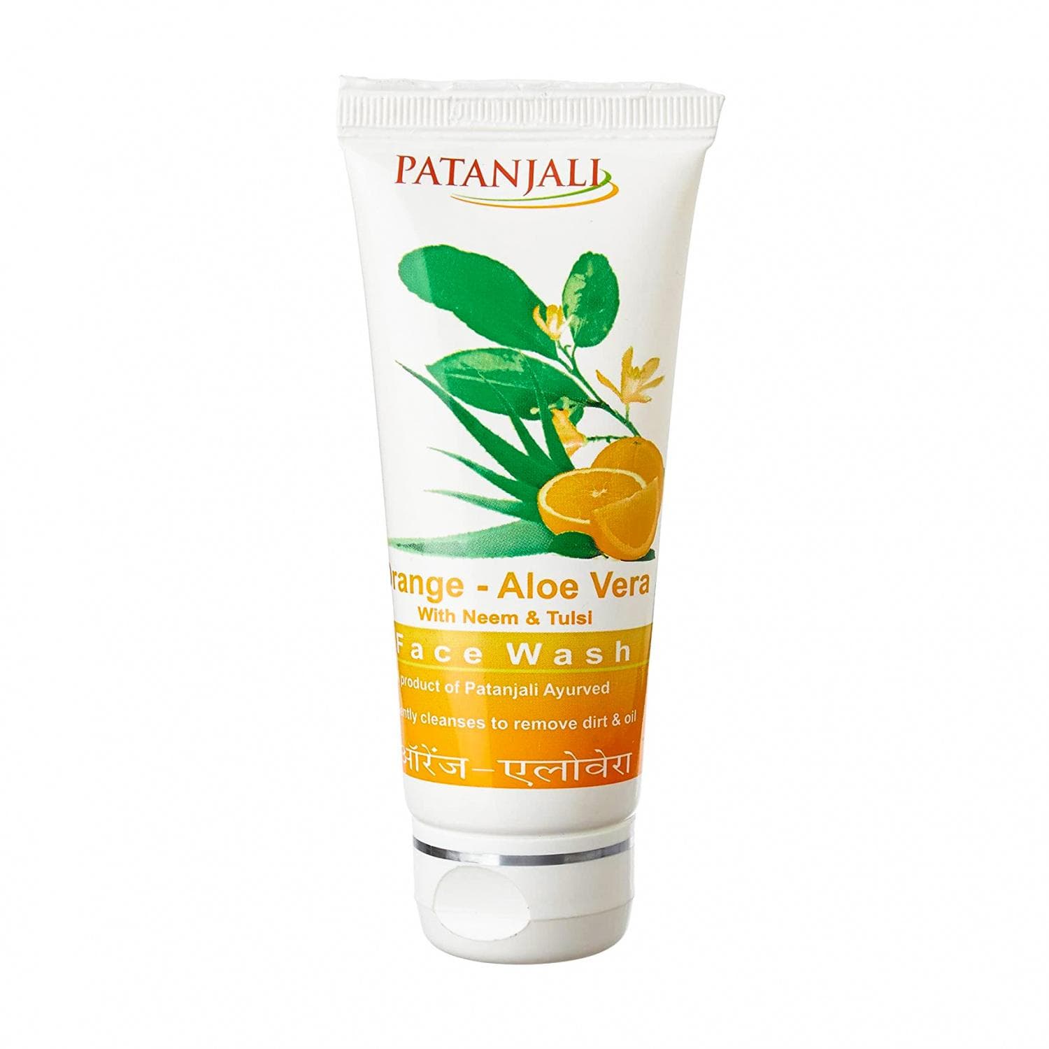 Washing Gel with Orange and Aloe Vera (60 g), Orange Aloe Vera Face Wash Patanjali 5.3625