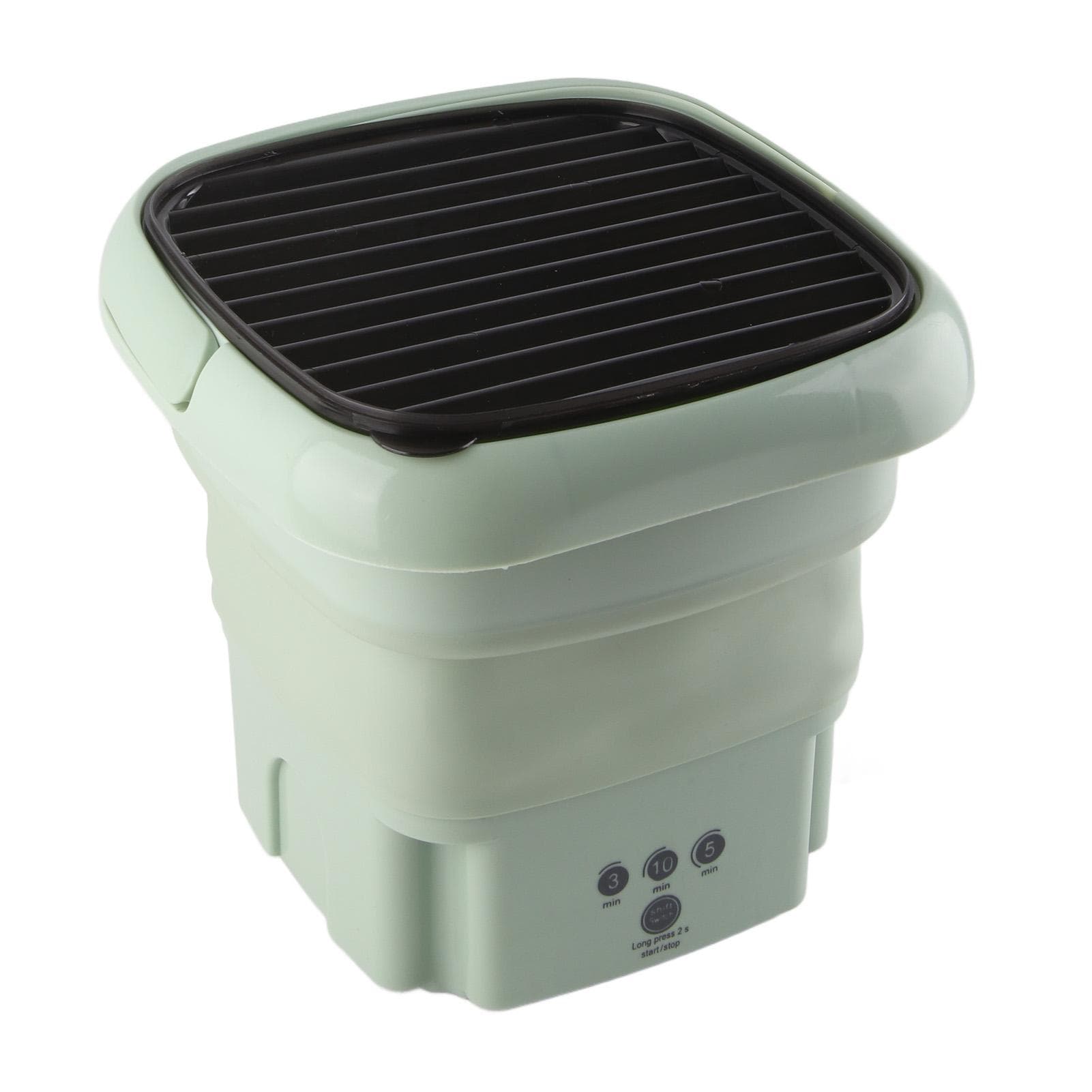 8L Mini Folding Washing Machine Small Portable Washing Machine and Dryer Combo for Apartments Dorm US Plug green