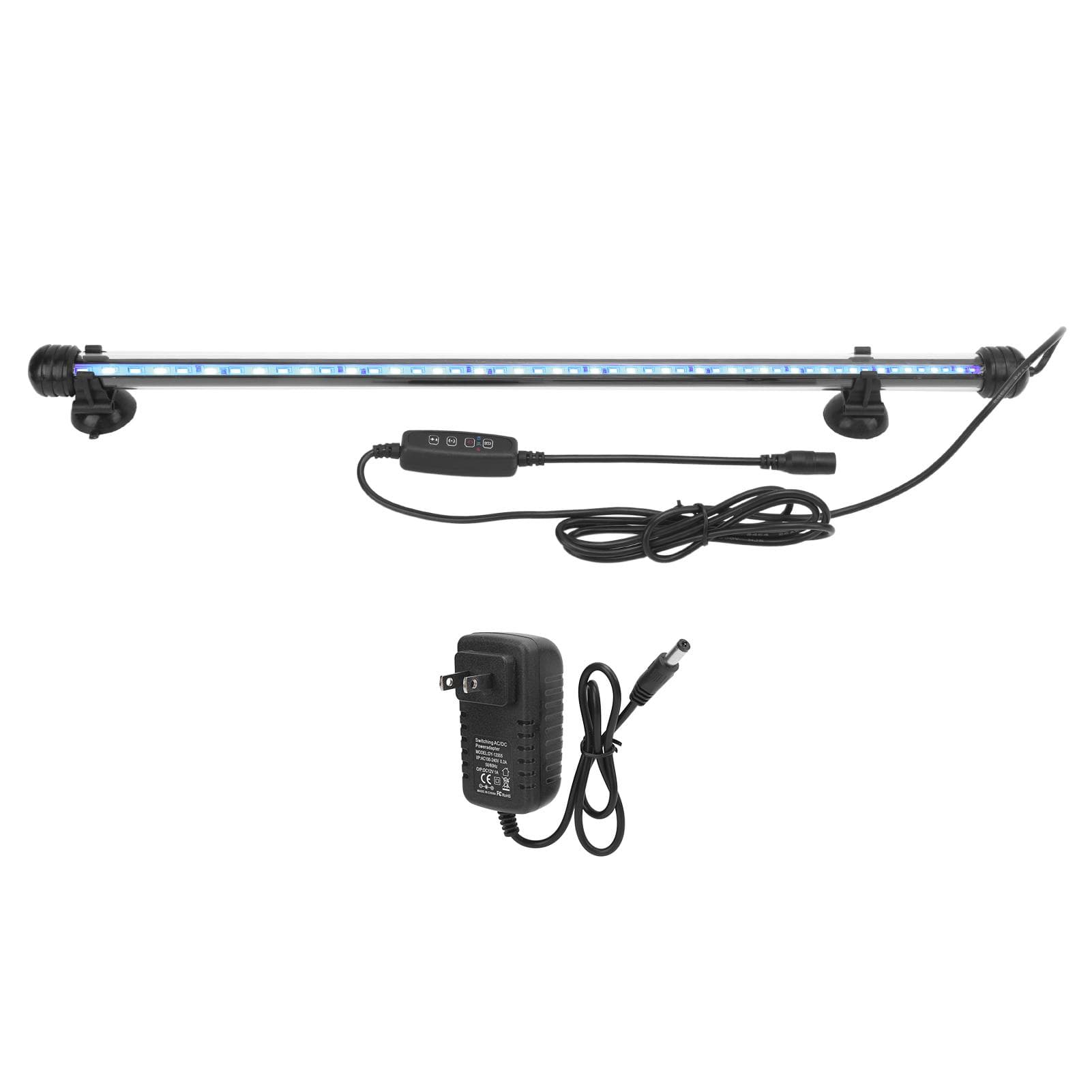 Aquarium Light Waterproof Fish Tank Lighting with LED Light 3 Modes Dimmable 100?240VUS Plug 48CM 48cm/18.9in