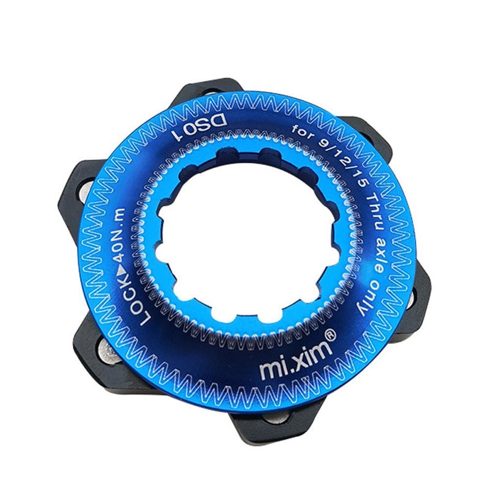 Centerlock 6-hole Adapter Center Lock Conversion 6 hole Brake Disc 6 Bolt blue
