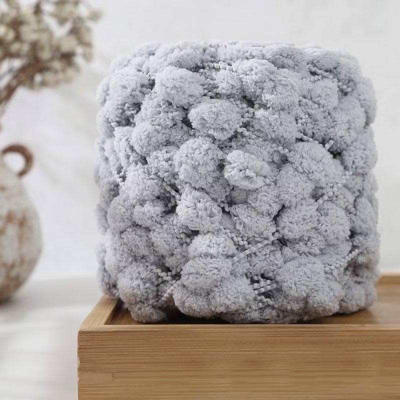 100g/roll Snowball Wool Colorful Thick Ball Yarn Rainbow Velvet Polyester Yarn