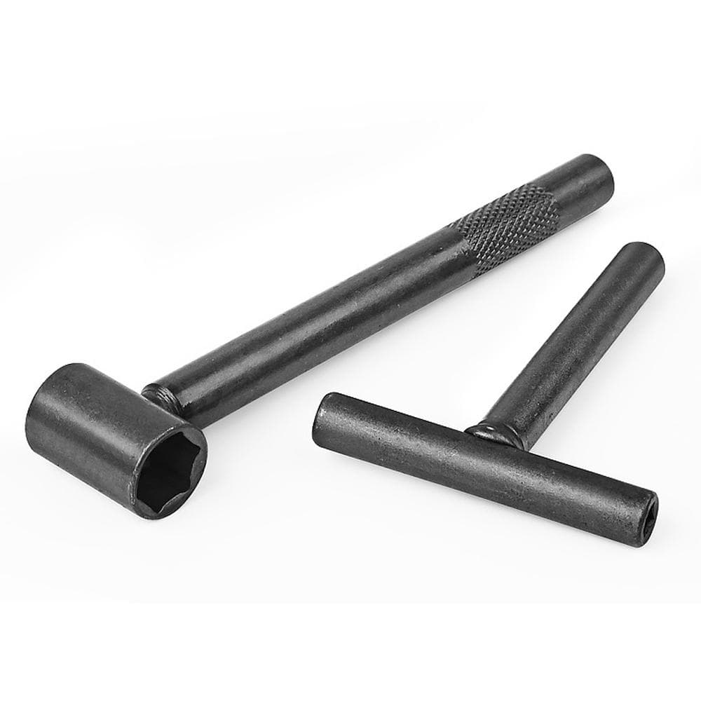 2pcs T-Type Motorcycle Engine Valves Screw Adjusting Wrench Kit Motorcycle Scooter Repairing Tools black