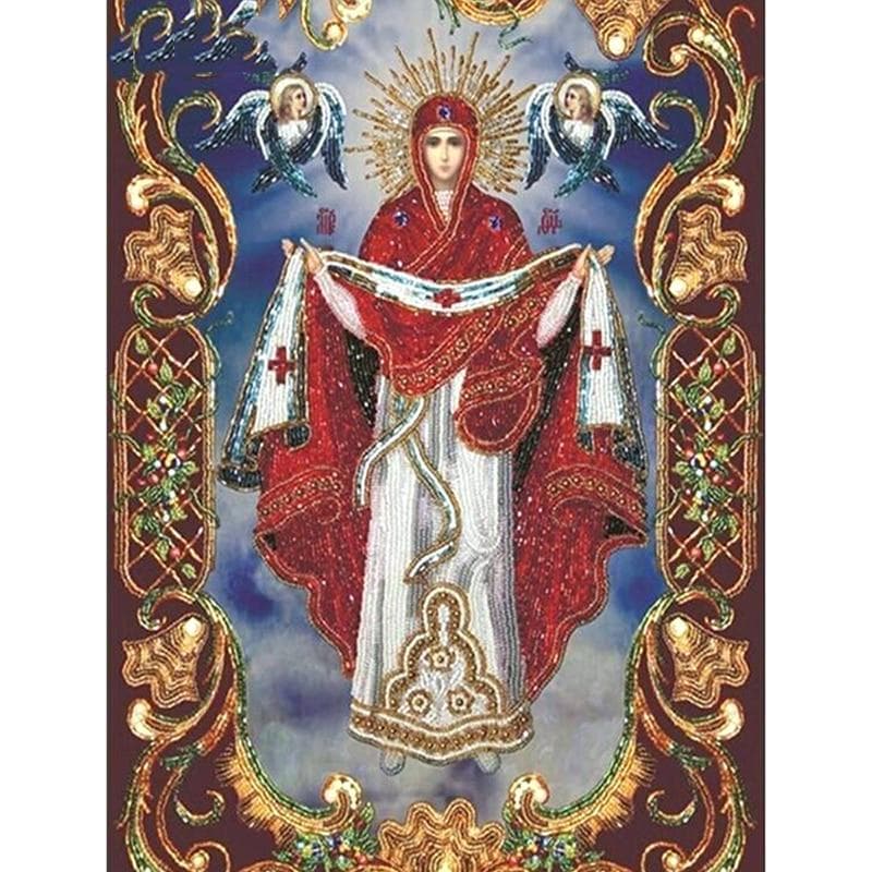 Diamond Mosaic Religious Decoration Home 5D DIY Embroidery Diamond Painting Cross Stitch Religion Icon 50X70CM
