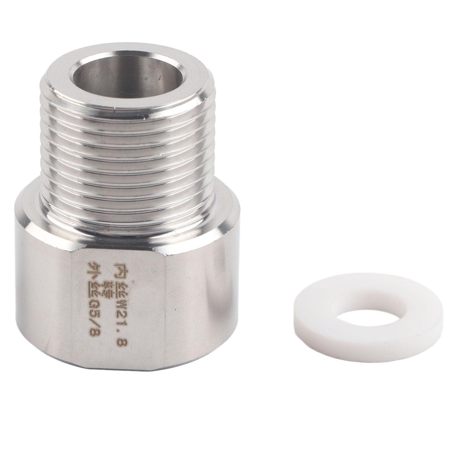 CO2 Regulator Adapter Cylinder Connector Converter for Aquarium Fish Tank (W21.8 to G5/8)